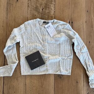 Brandy Melville Zoe cable knit cardigan. NWT.